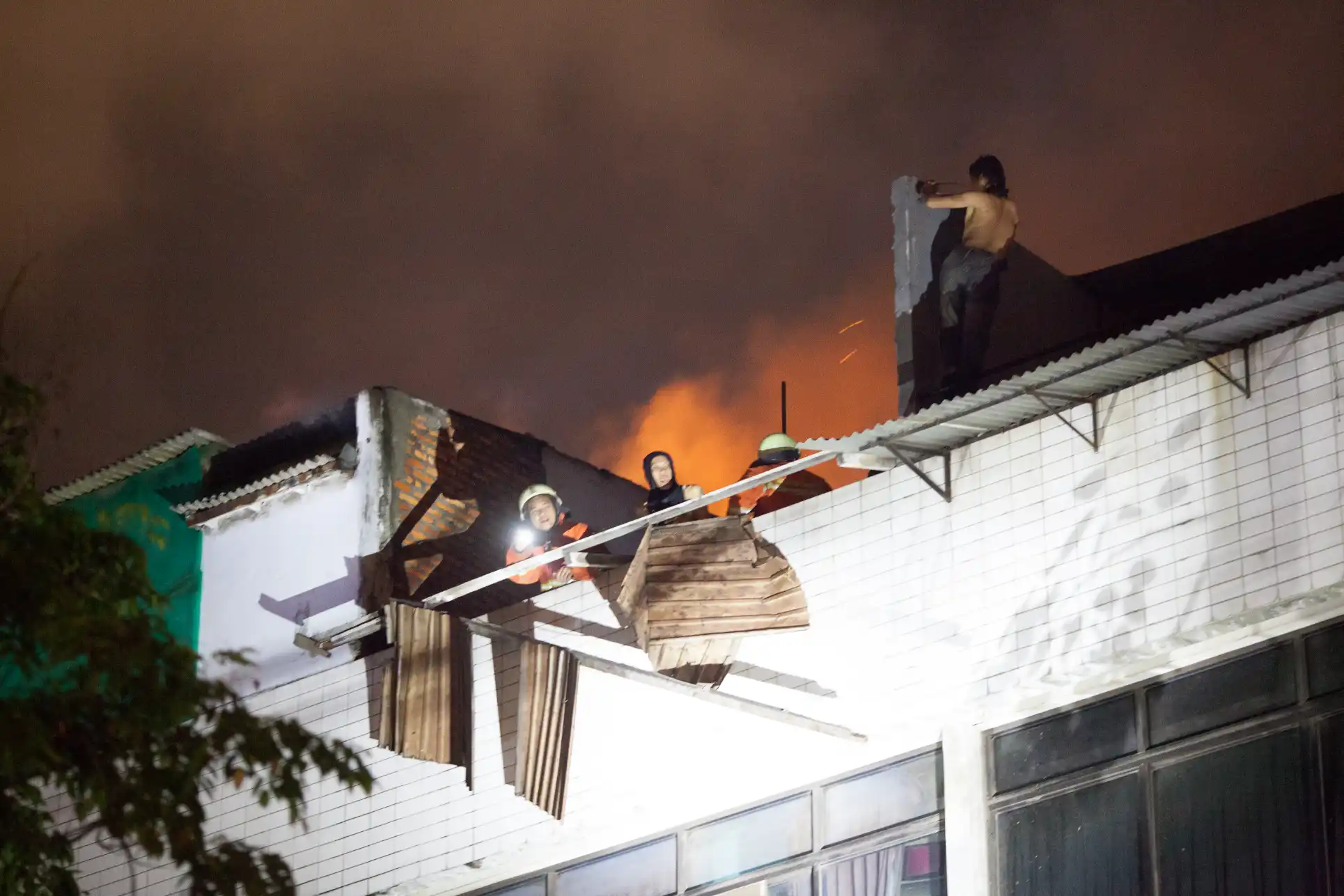 Storm damage roof repair North Georgia